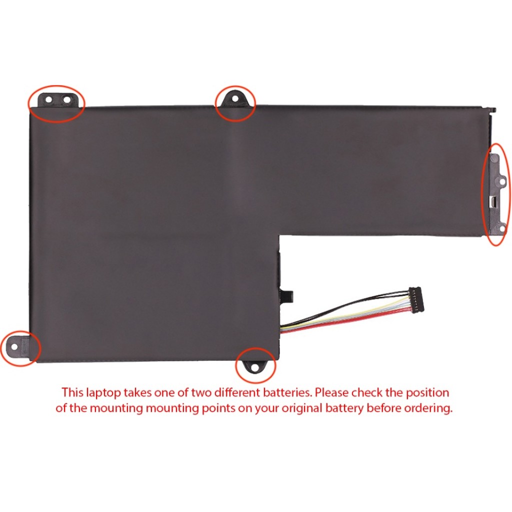 11.4V 4500mAh (51Wh) L15C3PB1 Laptop Battery