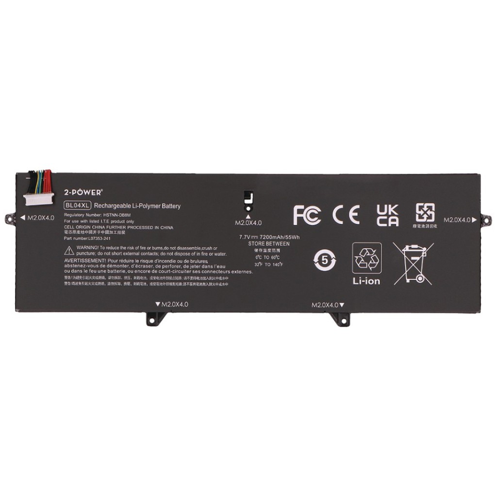 7.7V 6800mAh (52Wh) BL04XL Laptop Battery